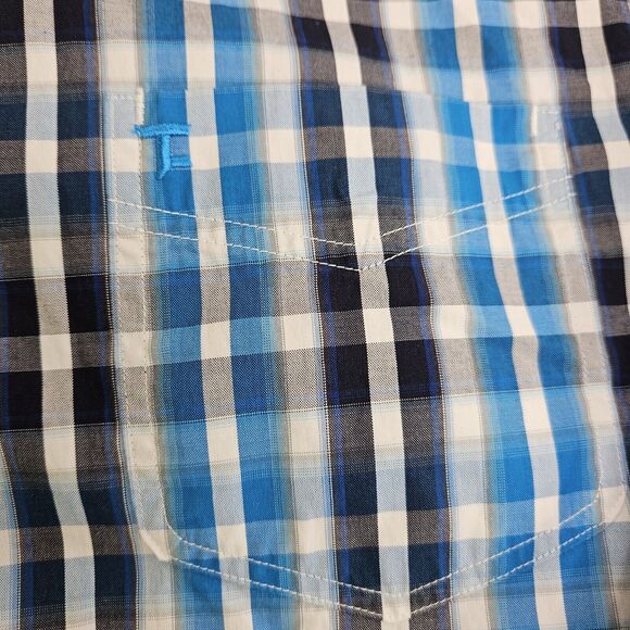 Panhandle Slim Shirt Adult XL Western Button Up Tuf Cooper Performance Mens - Picture 4 of 12